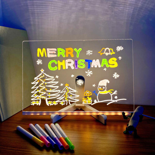 LED Light Writing board